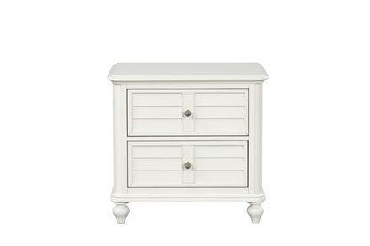 Furniture of America - Whitehaven Nightstand in Antique White - FM7708WH-N View 3