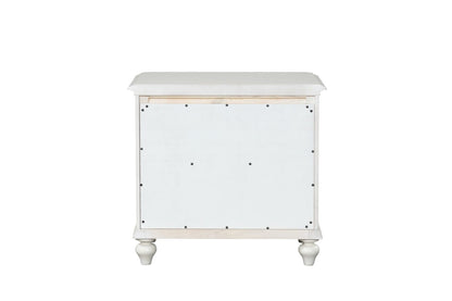 Furniture of America - Whitehaven Nightstand in Antique White - FM7708WH-N View 5