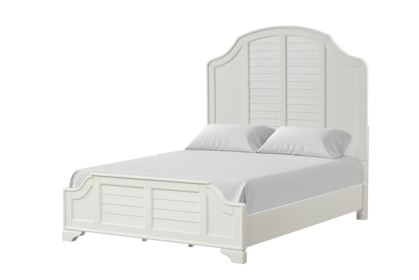 Furniture of America - Whitehaven Queen Bed in Antique White - FM7708WH-Q-BED View 3