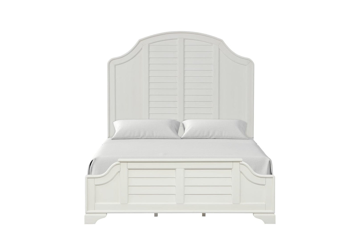Furniture of America - Whitehaven Queen Bed in Antique White - FM7708WH-Q-BED View 4