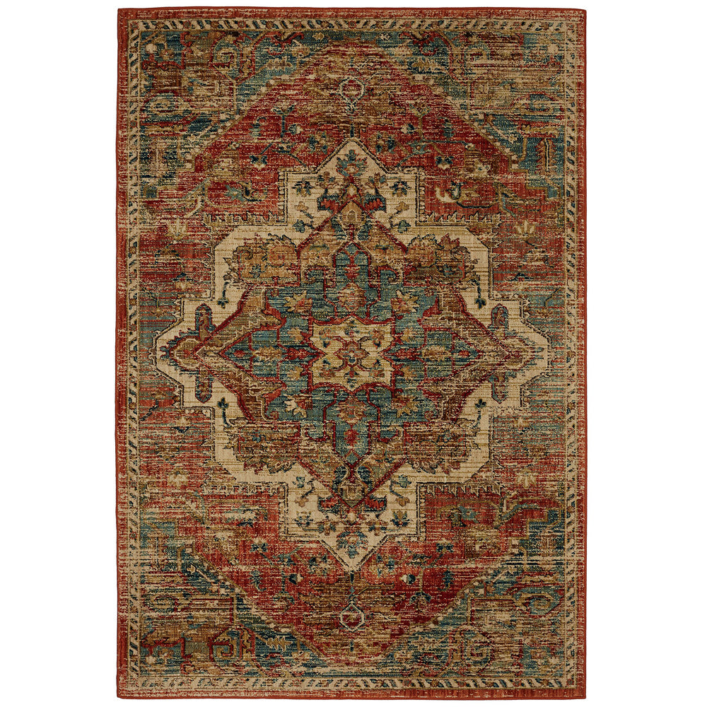Furniture of America - Wilhelm 8' X 11' Area Rug in Spice Rose - RG8160M View 1