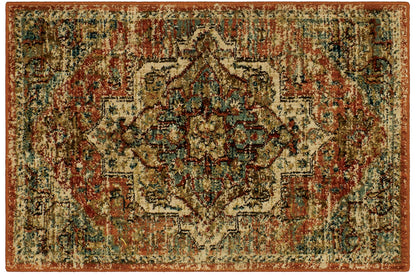 Furniture of America - Wilhelm 8' X 11' Area Rug in Spice Rose - RG8160M View 2