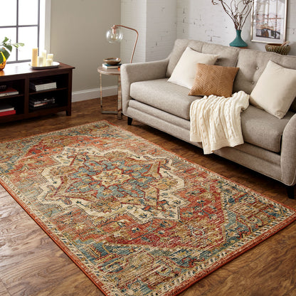 Furniture of America - Wilhelm 8' X 11' Area Rug in Spice Rose - RG8160M View 6