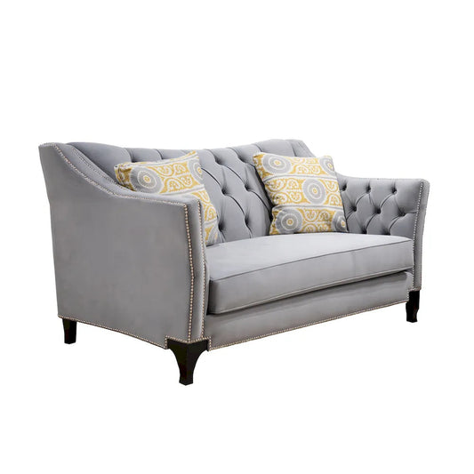 Furniture of America - Wilmette - Loveseat - SM2296GY-LV view 2