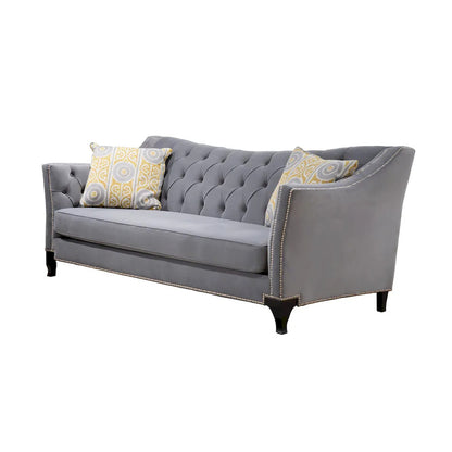 Furniture of America - Wilmette - Sofa + Loveseat - SM2296GY-2PC view 2