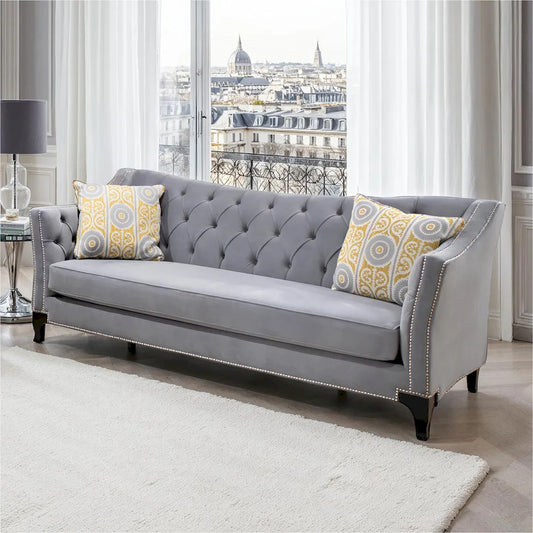 Furniture of America - Wilmette - Sofa - SM2296GY-SF view 1