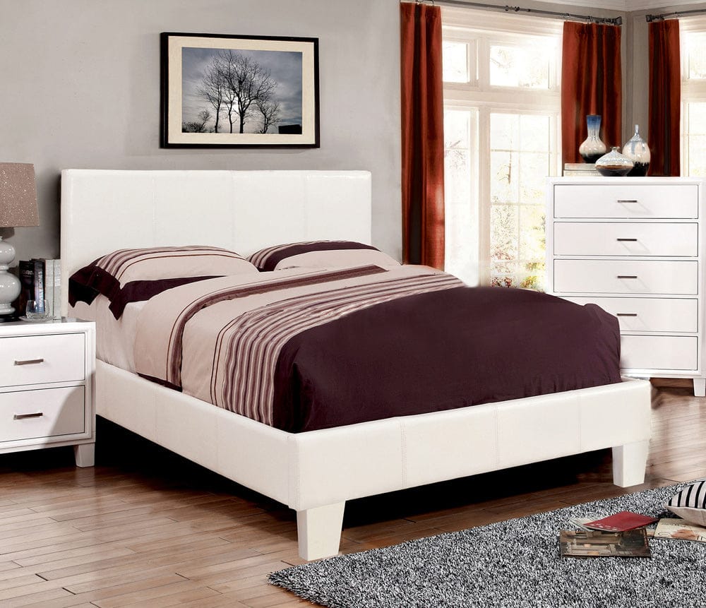 Furniture of America - Winn Park Queen Bed in White - CM7008WH-Q-BED View 1