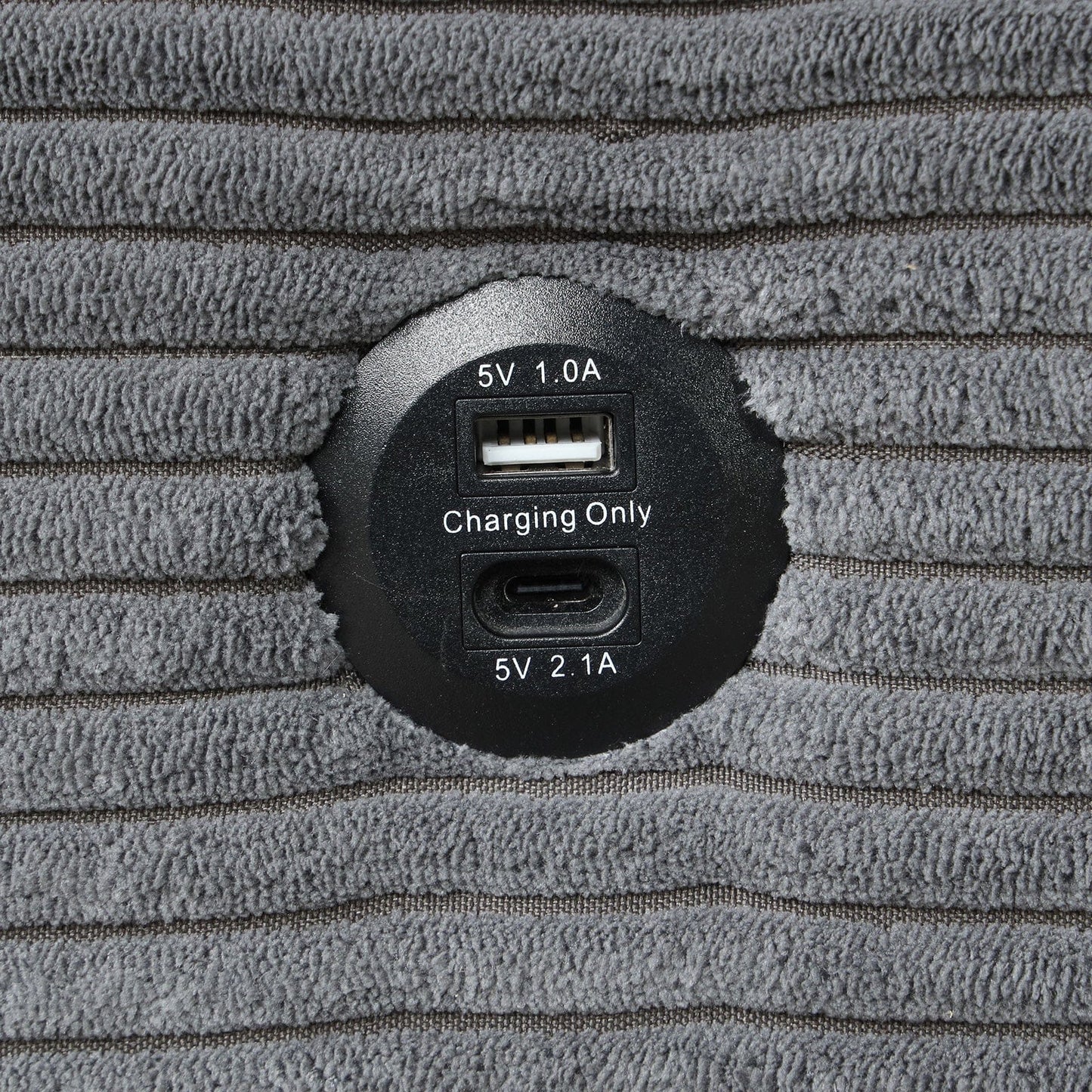 Furniture of America - Winsford Sectional Reversible Chaise Storage in Gray - FM6967GY-SECT View 5