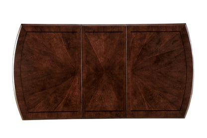 Furniture of America - Woodside Dining Table in Dark Cherry/Espresso - CM3024T View 2
