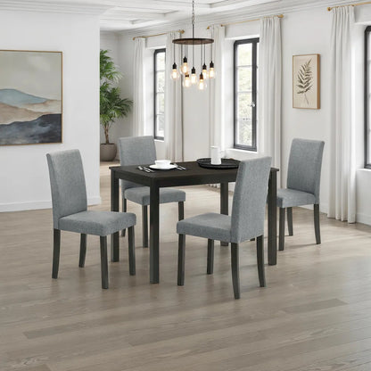 Furniture of America - Worland - 5 Pc. Dining Table Set - Espresso - FM32003ES-T-5PC view 2