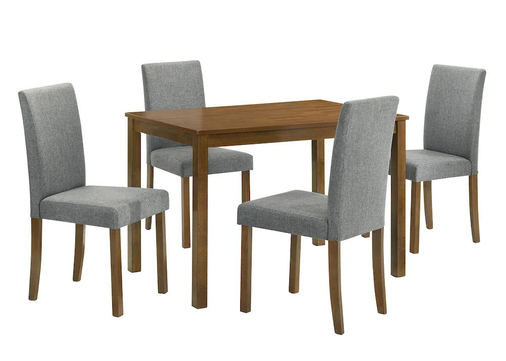 Furniture of America - Worland - 5 Pc. Dining Table Set - Medium Oak - FM32003AK-T-5PC view 2