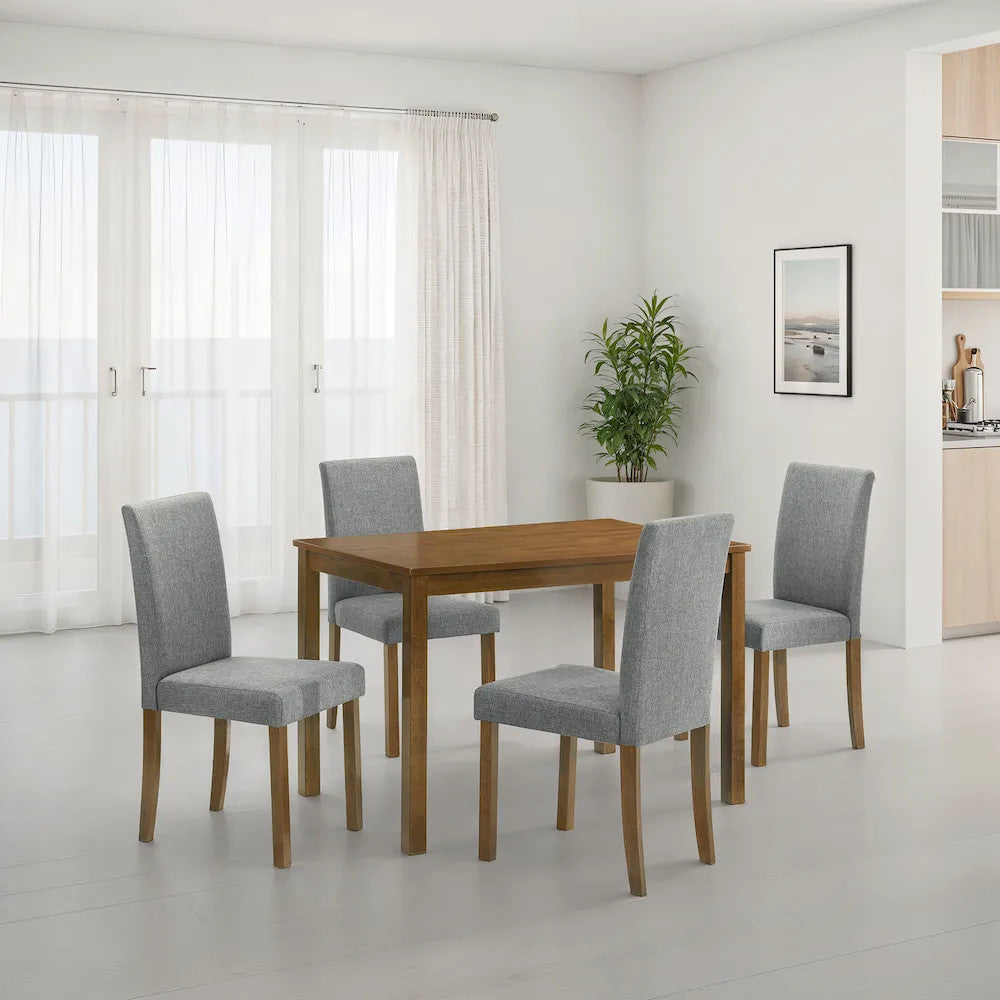 Furniture of America - Worland - Dining Table - Medium Oak - FM32003AK-T view 2