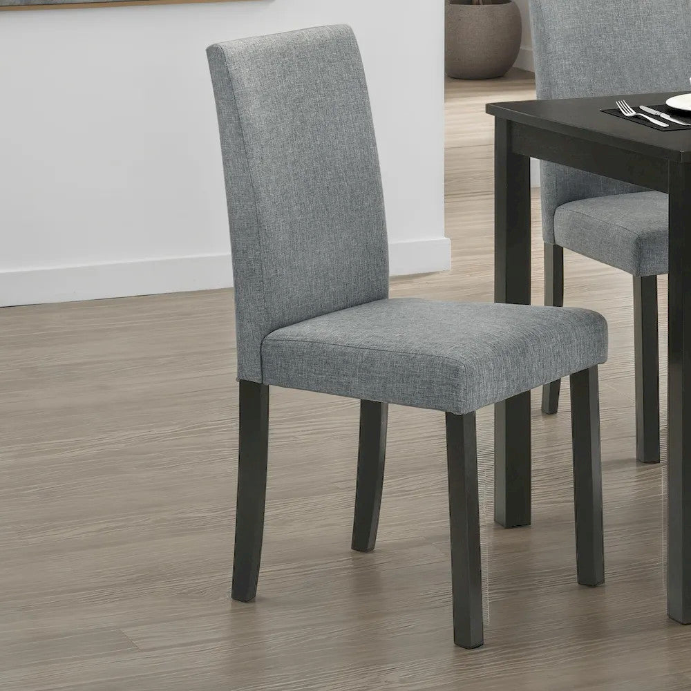 Furniture of America - Worland - Side Chair (Set of 4) - Espresso/Gray - FM32003ES-SC-4PK view 1