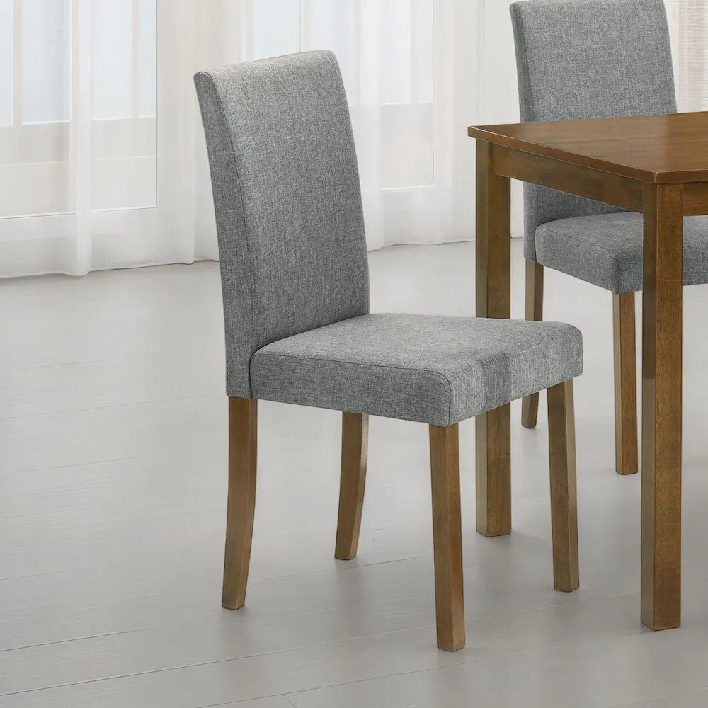 Furniture of America - Worland - Side Chair (Set of 4) - Medium Oak/Gray - FM32003AK-SC-4PK view 1