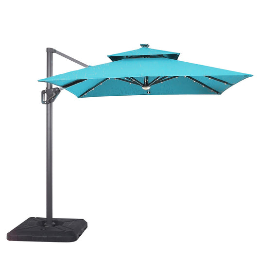 Furniture of America - Xico 8' SQ Umbrella in Teal - LA-A030TL View 1