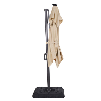 Furniture of America - Xico 8' SQ Umbrella with Base in Beige - LA-A030BG+BASE View 3