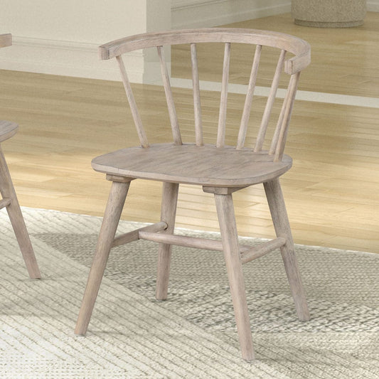 Furniture of America - Yate Dining Chair Set of 2 in Natural Oak - FM3102NT-SC-2PK View 1
