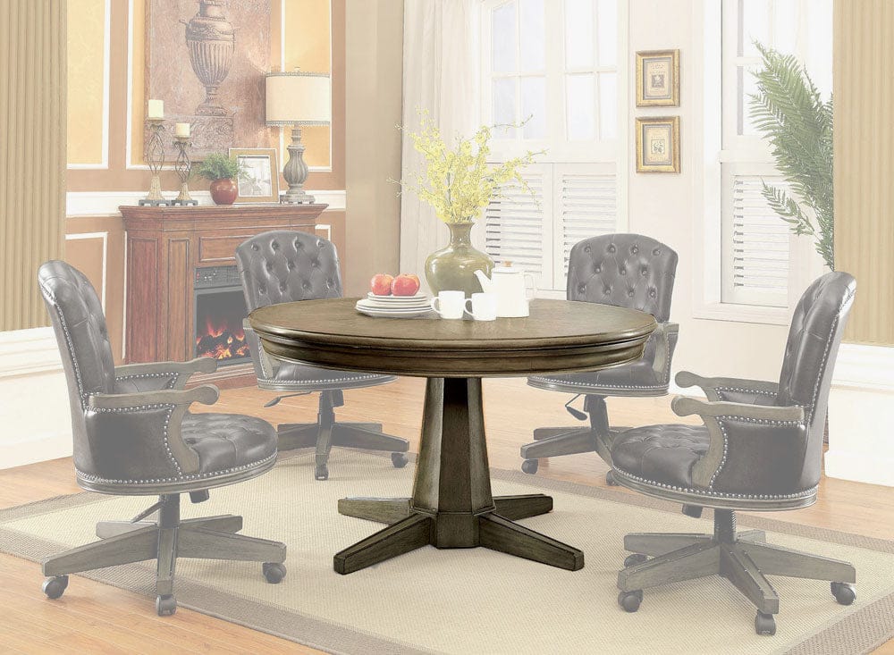Furniture of America - Yelena Game Table in Gray - CM-GM357T-TABLE View 1