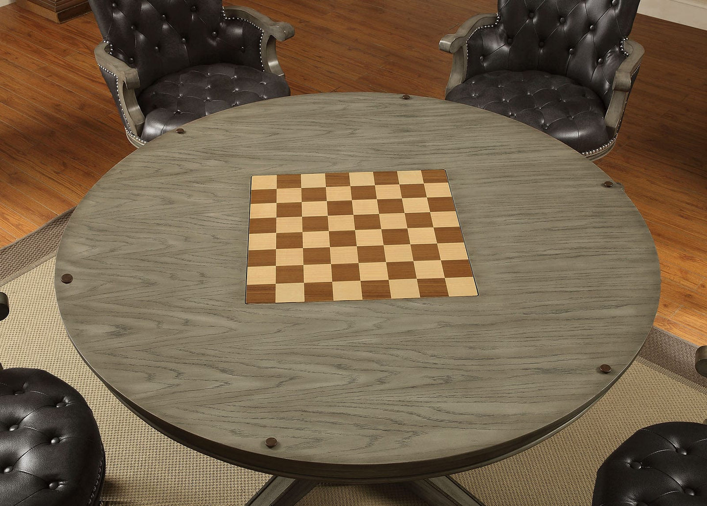 Furniture of America - Yelena Game Table in Gray - CM-GM357T-TABLE View 10