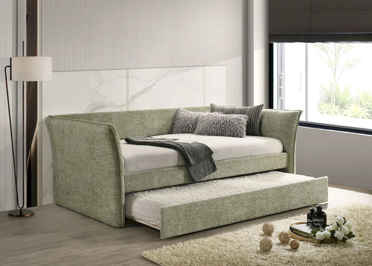 Furniture of America - Yuri - Twin Daybed w/ Trundle - Light Green - FM1203GR-BED view 1