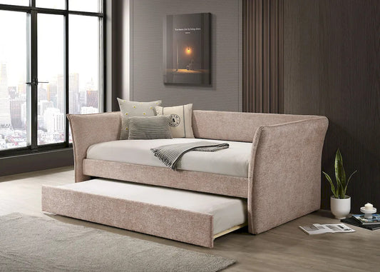 Furniture of America - Yuri - Twin Daybed w/ Trundle - Pink - FM1203PK-BED view 1