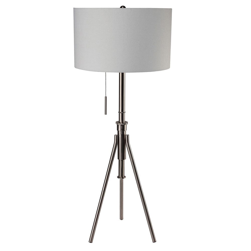 Furniture of America - Zaya Floor Lamp in Brushed Steel - L731171F-SV View 1