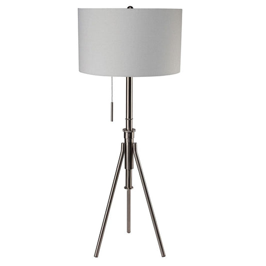 Furniture of America - Zaya Floor Lamp in Brushed Steel - L731171F-SV View 1