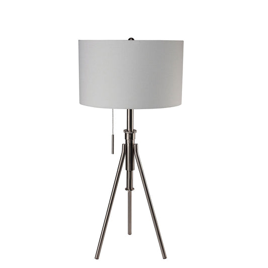 Furniture of America - Zaya Table Lamp in Brushed Steel - L731171T-SV View 1