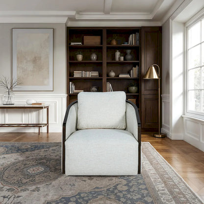 Furniture of America - Zebina - Swivel Chair - White - FM-AC6014WH-SW view 1