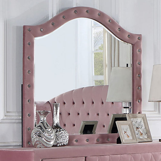 Furniture of America - Zohar Mirror in Pink - CM7130PK-M View 1