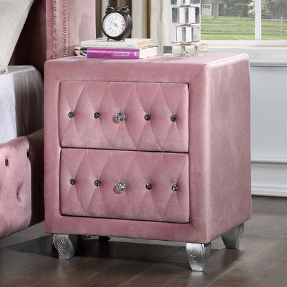 Furniture of America - Zohar Nightstand in Pink - CM7130PK-N View 1