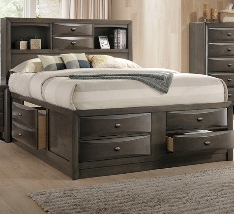 Furniture of America - Zosimo Full Bed in Gray - FM7210GY-F-BED View 1