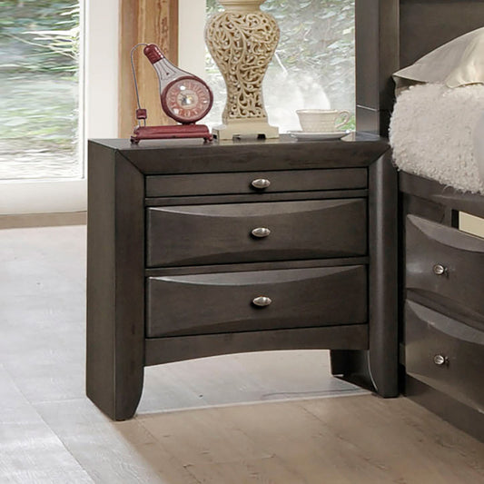 Furniture of America - Zosimo Nightstand in Gray - FM7210GY-N View 1