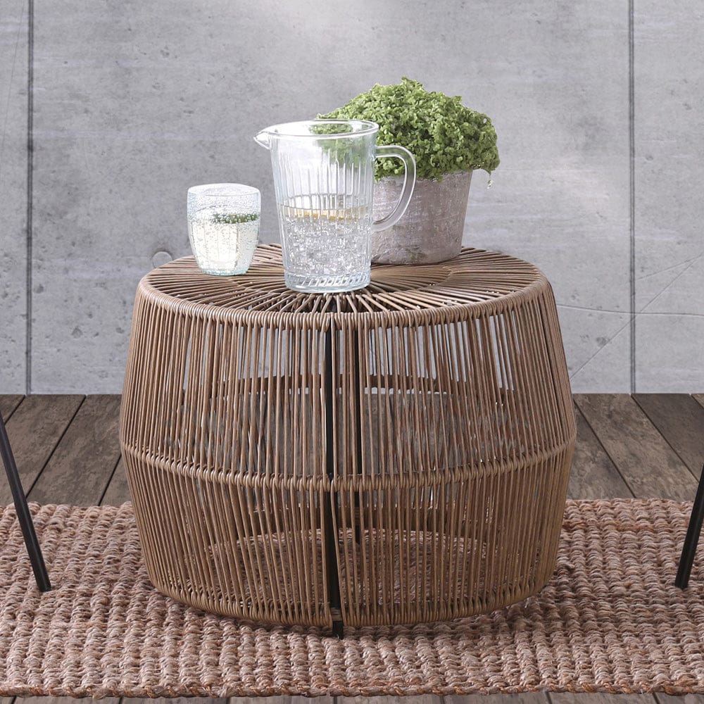Furniture of America - Zuberi Round Table in Natural - FM80003NT-T View 1