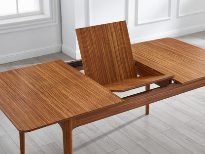 Greenington - Bergen Mid-Century Modern Expandable Bamboo Extendable Dining Table 78" - 110"  - BGN002CP view 2