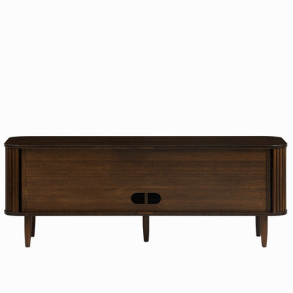 Greenington - Carson Console Table / Retractable Door Sideboard, Coffee - CAR001CE view 3