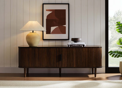 Greenington - Carson Console Table / Retractable Door Sideboard, Coffee - CAR001CE view 5