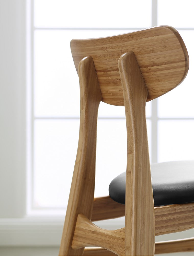 Greenington - Coral Dining Chair With Leather Seat, Golden, Set of 2 - CRL002GD view 5