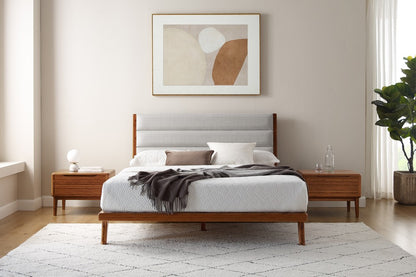 Greenington - Dante Upholstered Queen Platform Bed, Copper - DTE001CP view 6