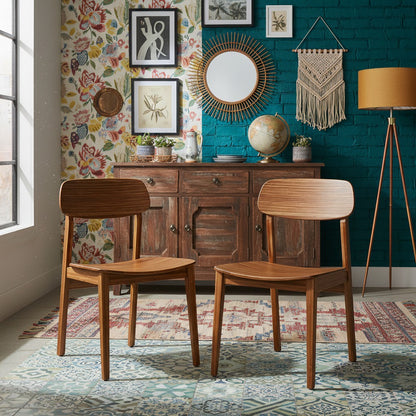 Greenington - Dylan Bamboo Dining Chair Set of 2 in Amber Finish - DLN023CP view 8