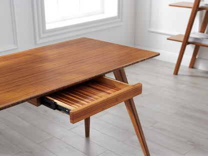 Greenington - Hayden 48 Solid Moso Bamboo Writing Desk in Wheat Finish - HDN002CP view 5