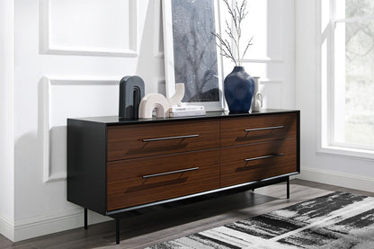 Greenington - Landon 4 Drawer Double Dresser, Crimson - LDN006CR view 8
