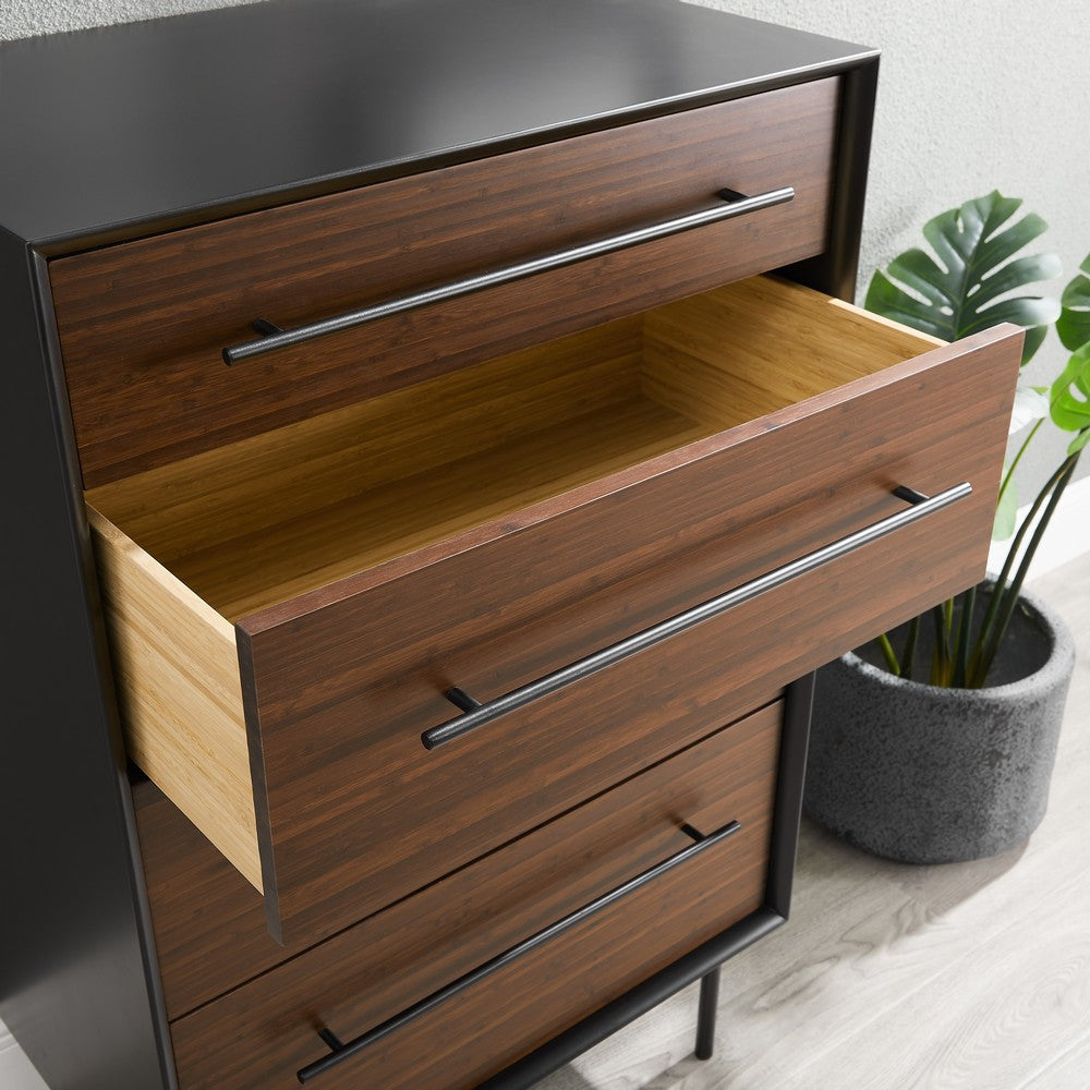 Greenington - Landon 4 Drawer High Chest, Crimson - LDN005CR view 5