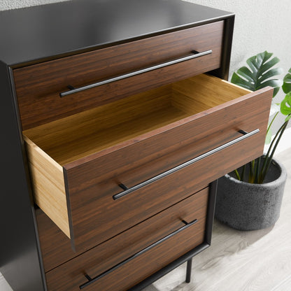 Greenington - Landon 4 Drawer High Chest, Crimson - LDN005CR view 5