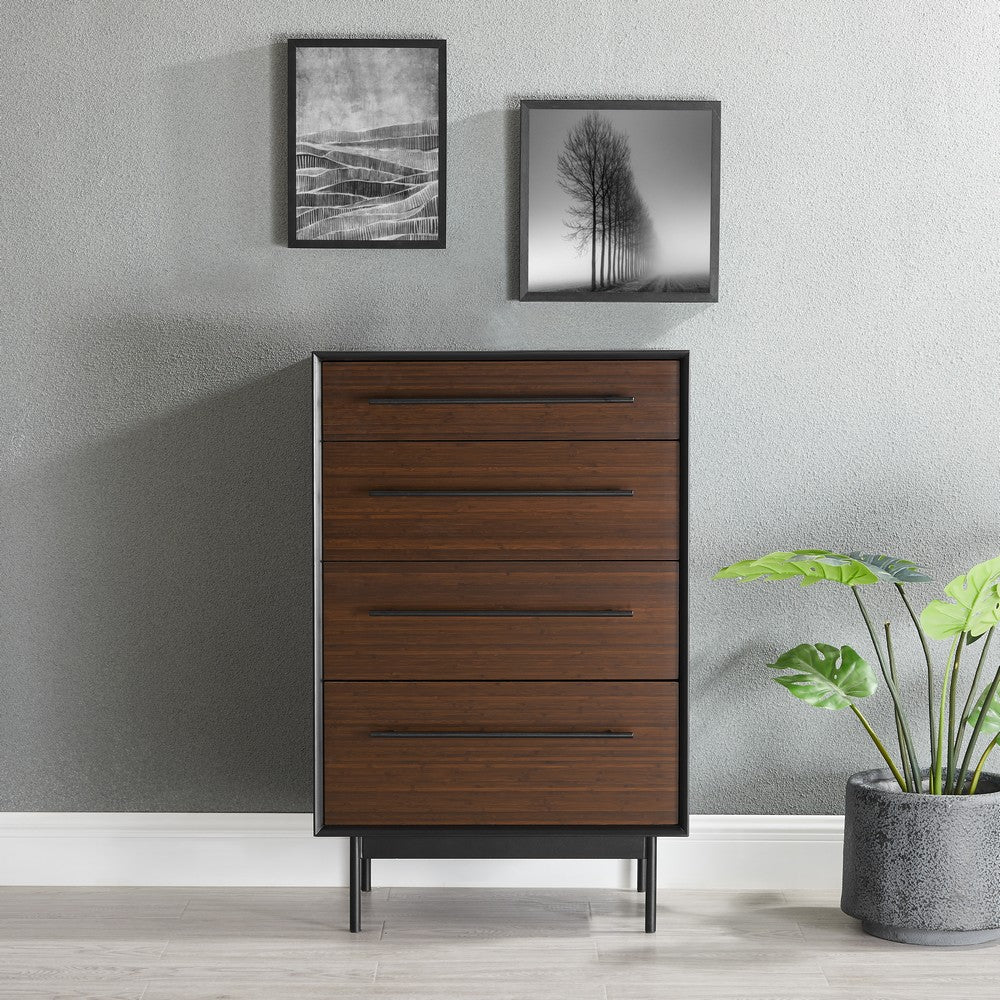 Greenington - Landon 4 Drawer High Chest, Crimson - LDN005CR view 9