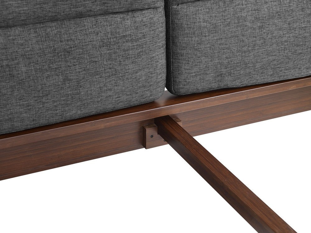 Greenington - Landon King Platform Bed with Fabric, Crimson - LDN002CR view 5