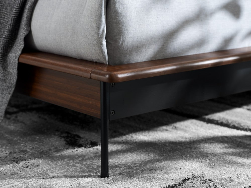 Greenington - Landon King Platform Bed with Fabric, Crimson - LDN002CR view 7