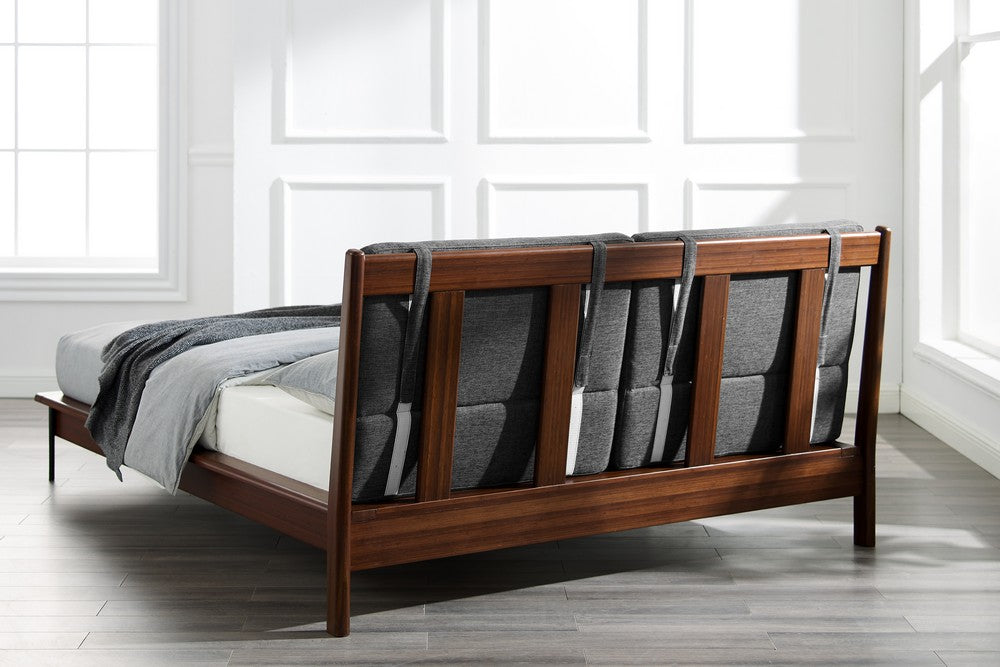Greenington - Landon King Platform Bed with Fabric, Crimson - LDN002CR view 8