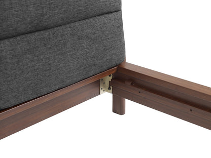 Greenington - Landon Queen Platform Bed with Fabric, Crimson - LDN001CR view 4
