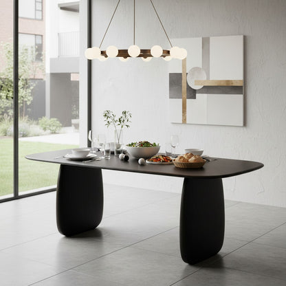 Greenington - Nash 72" Dining table, Charcoal - NAS001CH view 5